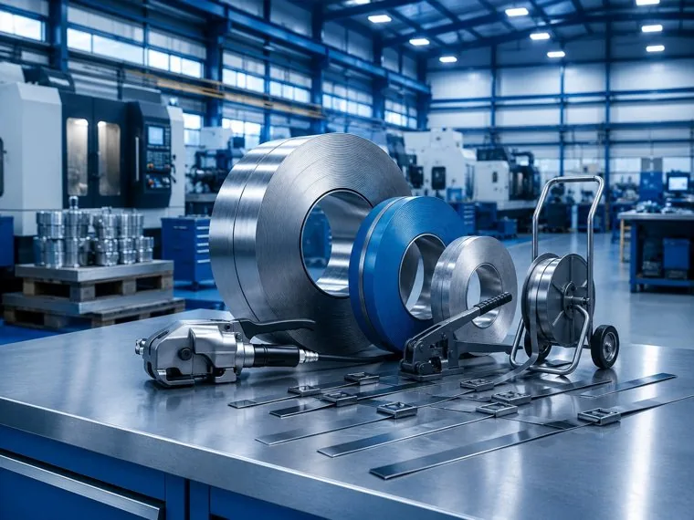 Steel strapping band
